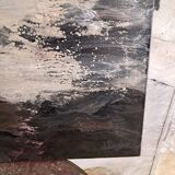 Tableau huile composition moderne