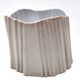 Irregular Shaped Grey Earthenware Vase by Rosenthal, Italy