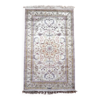 Handmade silk cashmere rug 151x92cm