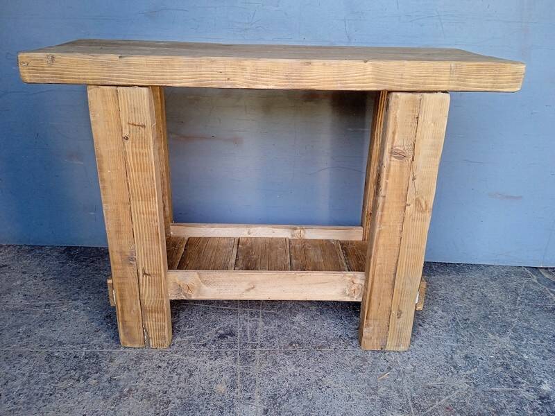 Workbench 120cm old solid wood