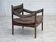 Années 1970, design danois par Kristian Vedel, fauteuil modèle "Modus".