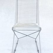 4 wire chairs by Till Behrens for Schlubach