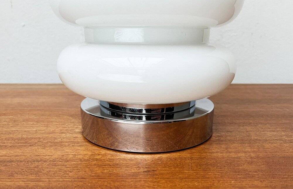 Space age glass table lamp from the mid-century by Carlo Nason for JBS, 1960s.