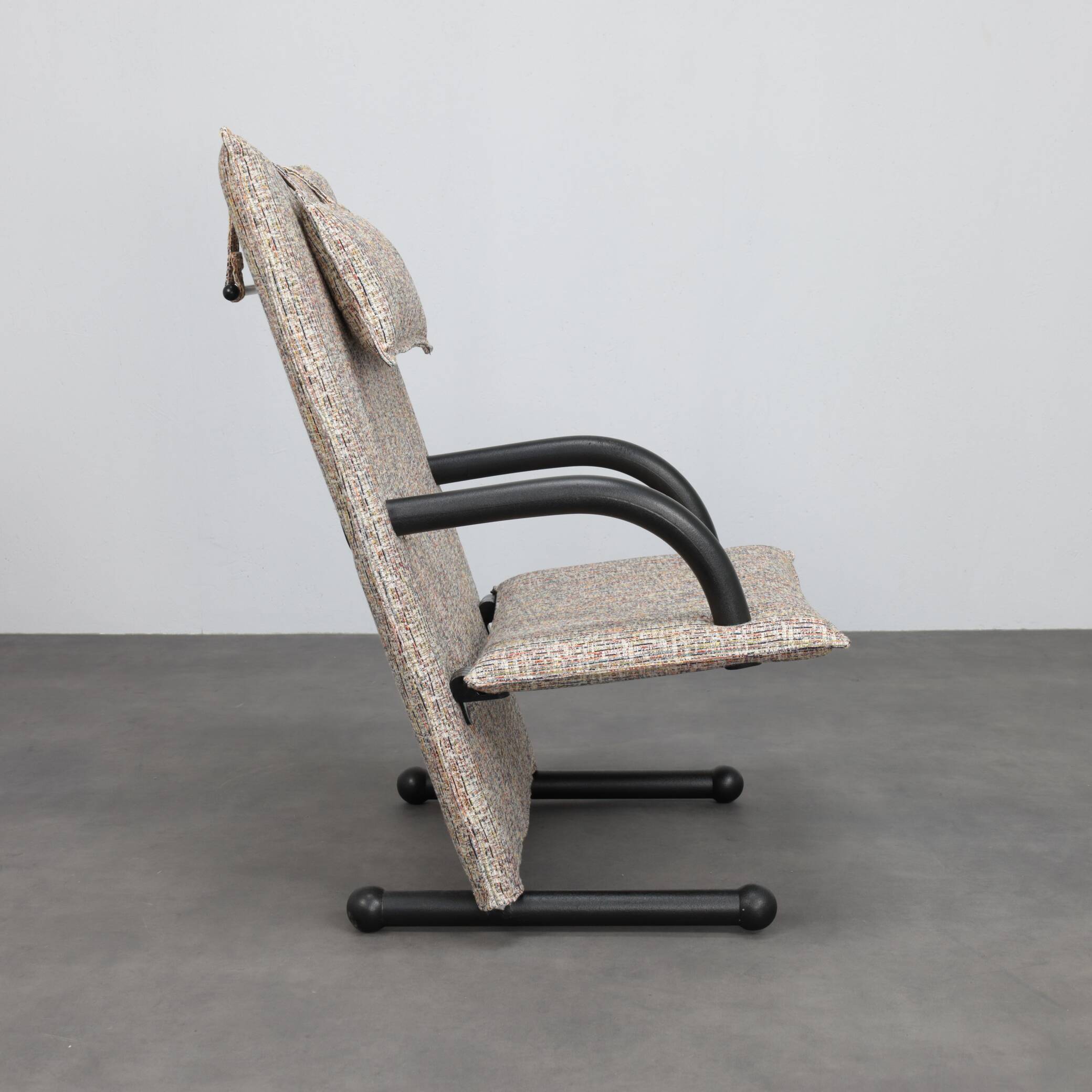 Fauteuil lounge T-Line de Burkhard Vogtherr pour Arflex Italie, années 1980