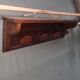 Wooden wall coat rack