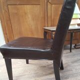 Chaise en cuir