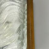 Wall lamp ice glass space age design