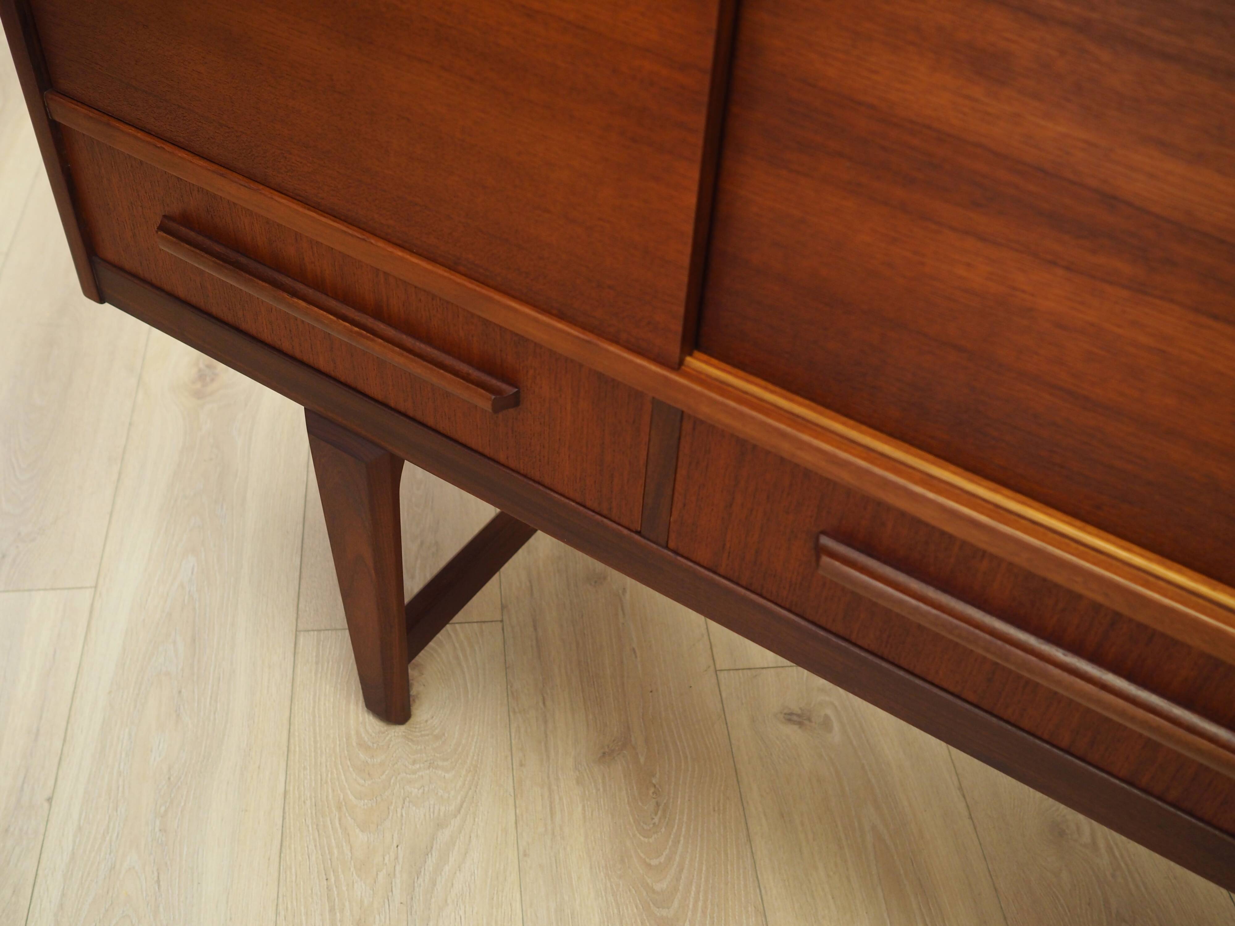 Teak highboard, Danish design, 1960s, manufacturer: PMJ Viby J
