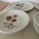 Set de 11 assiettes et plat en grès Chardon Sarreguemines