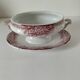 Rare old vegetable dish – Saint-Amand Hamage – English red ironstone