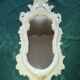 Farnesiana Mirror by Carlo Corvi in ceramic Italy 1950