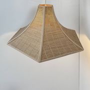 Vintage suspension, wooden slats, France, 1980.