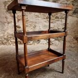 Vintage French shelf in cherry wood, 1920s.