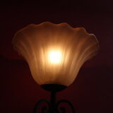 Wrought iron floor lamp