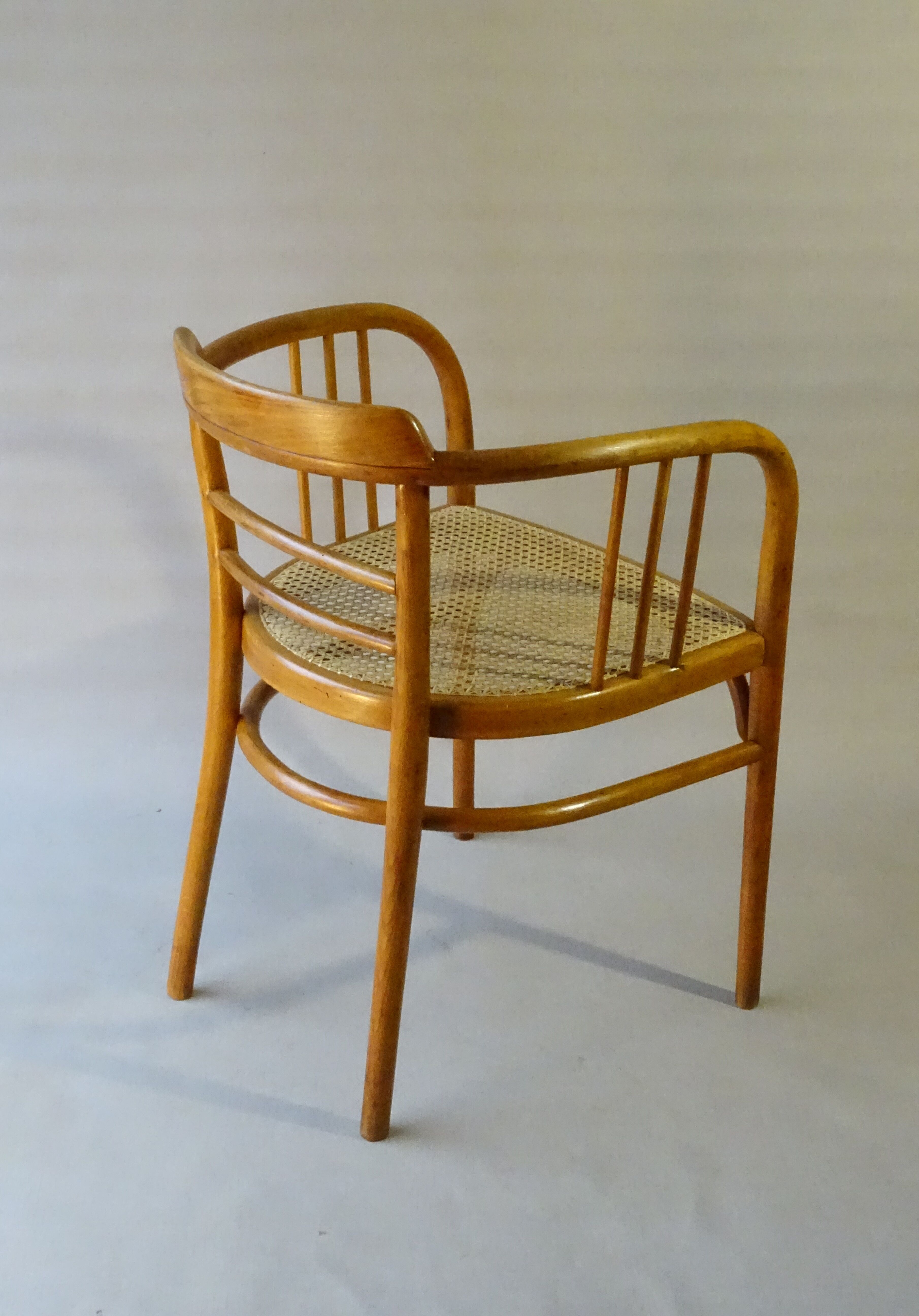Armchair Thonet N°B93 canned to nine, design Siegel 1920