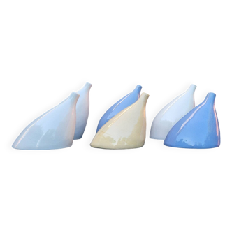 Series 6 leaning vases Botero