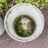 Pair of large fiber cement planters