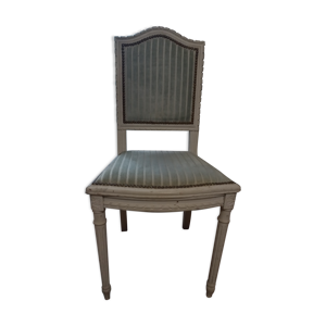 Chaise ancienne tapissée