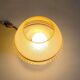Art Deco ceiling light in porcelain and pink glass - mid 20th century
