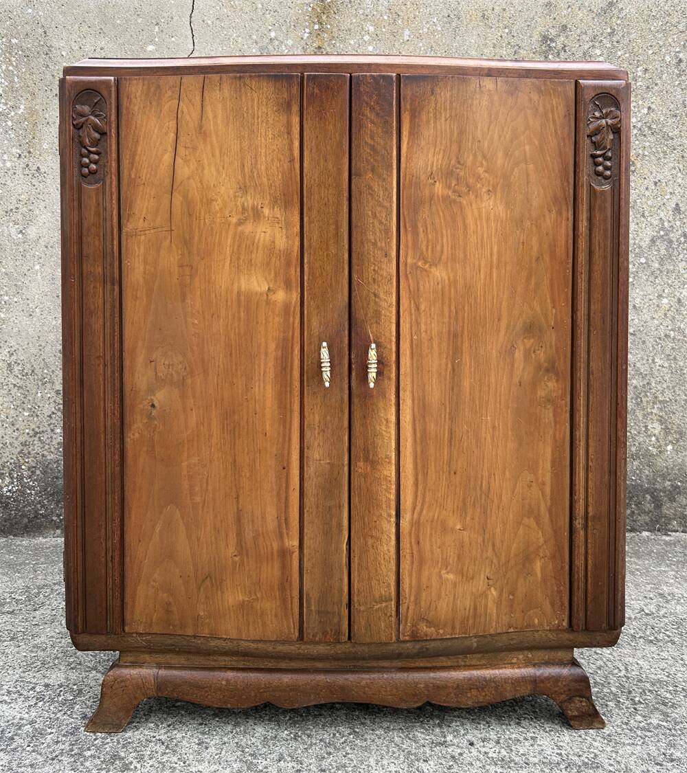 Art Deco furniture, sideboard, bar, in wood, 1930s