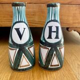 Vinegar oiler, pitchers Robert Picault ceramic Vallauris