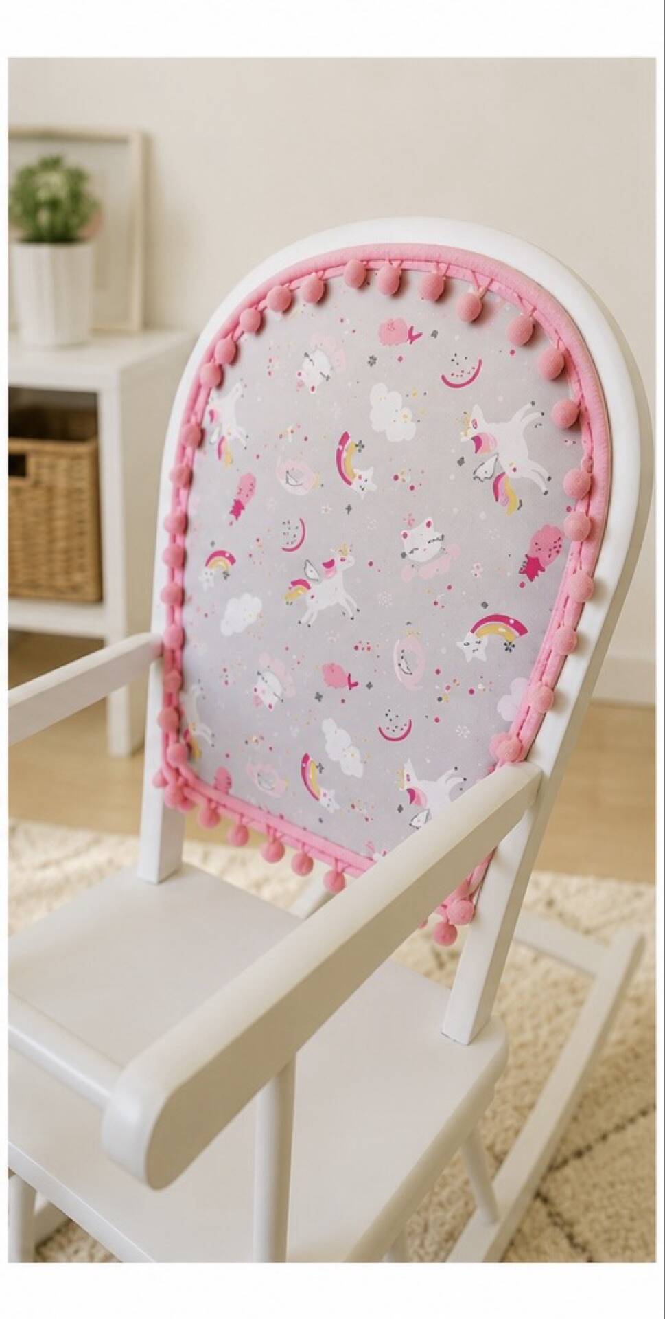 Chaise à bascule fille