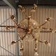 Bronze lustre and crystal 19th