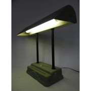 Lampe de bureau art déco Sevadac avec lampe fluorescente
