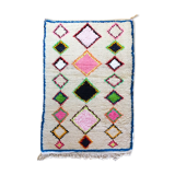Wool rugs and colorful fabrics 145 x 91 cm