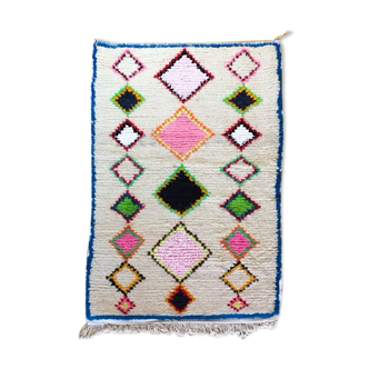 Wool rugs and colorful fabrics 145 x 91 cm