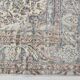 Tapis turc vintage gris beige délavé 7x10, 216x304 cm,