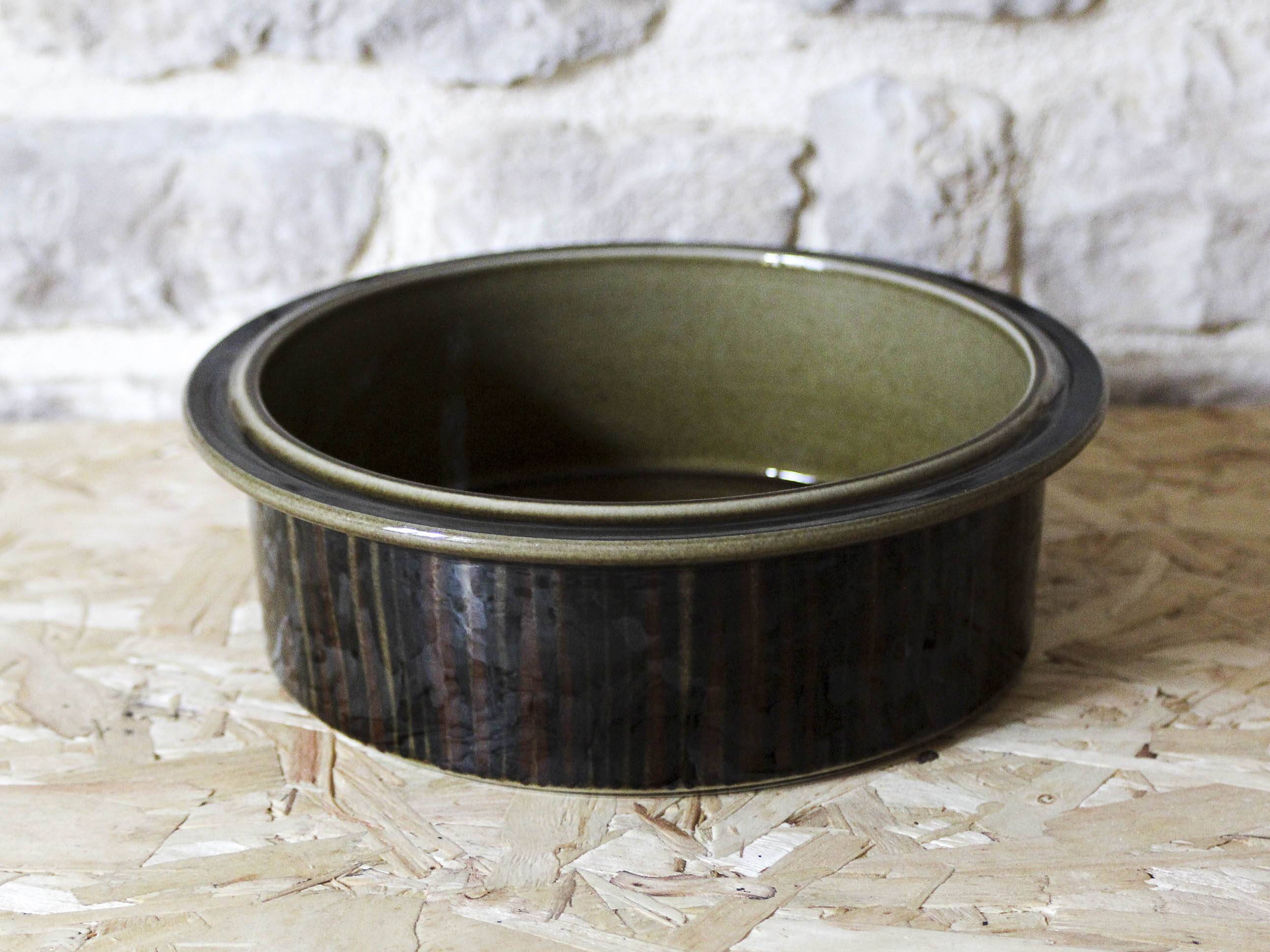 Kosmos series ceramic salad bowl by Arabia Finland