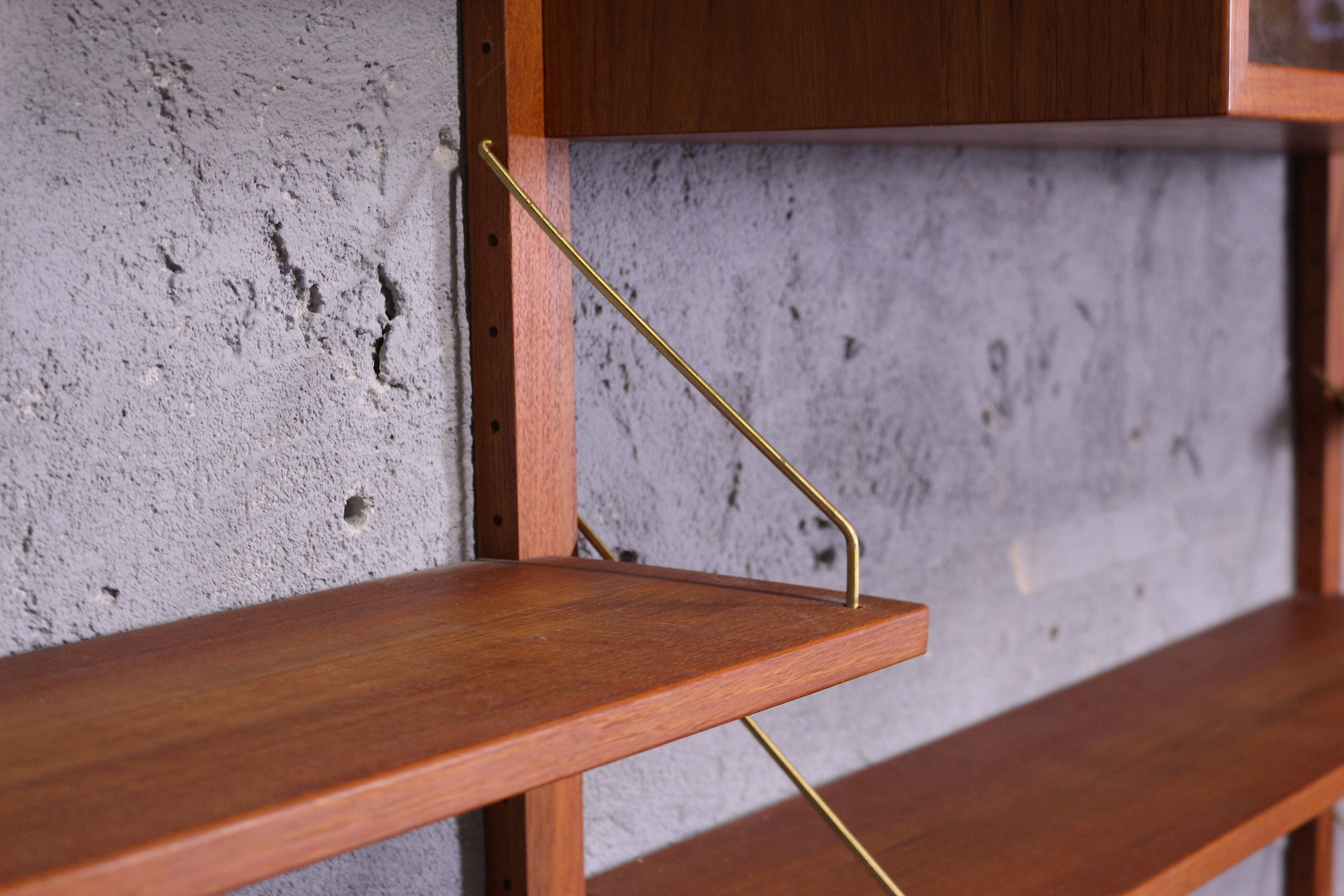 Mid century wall unit by Tørbjorn Afdal for Bruksbo, Norway 1960's