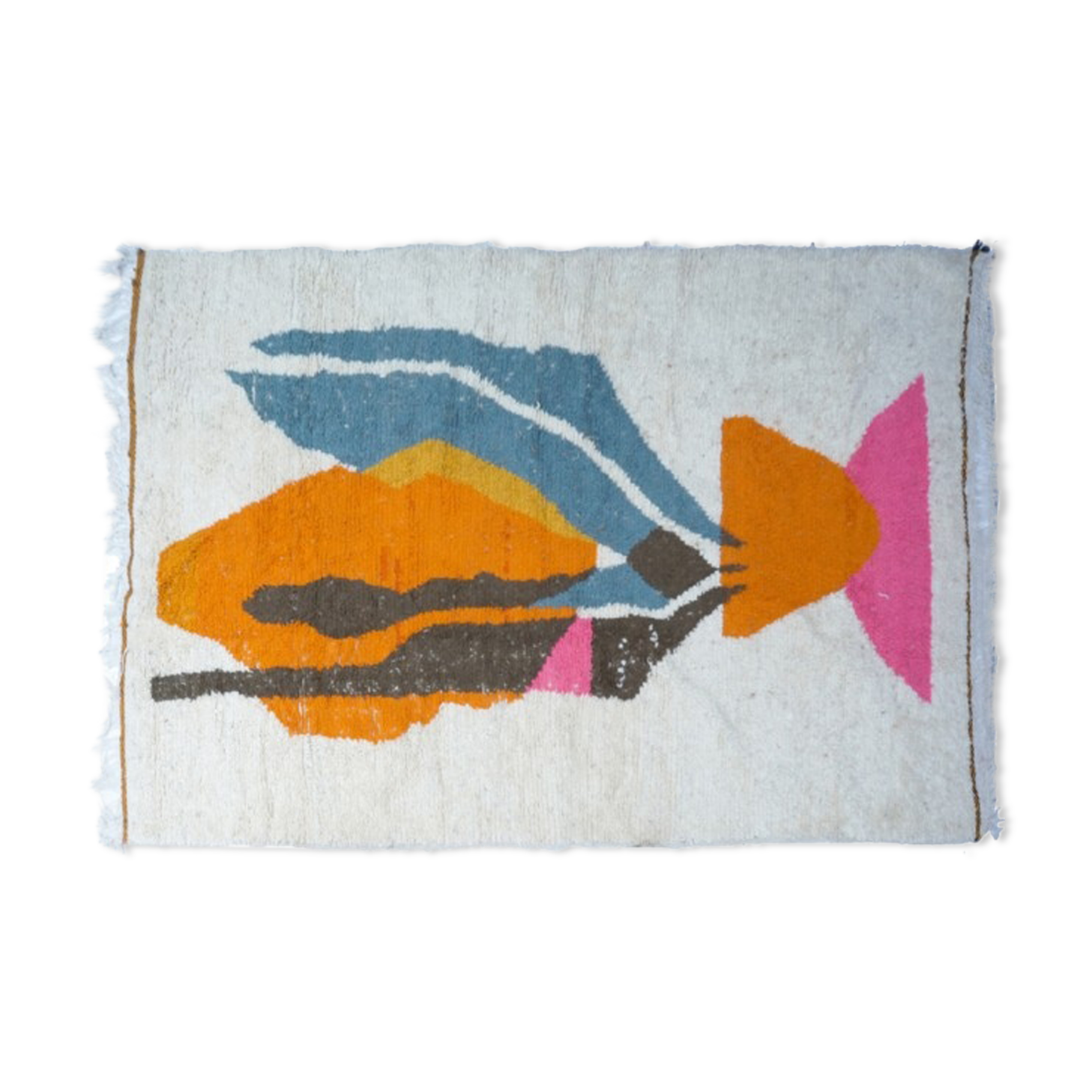 Colorful Berber carpet 258x149 cm