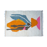 Colorful Berber carpet 258x149 cm