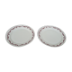2 porcelain plates Mass and Surget diam 24 cm