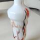 Dalian Glass Co Ltd. Snowflake vase. Smoked swirl decoration. Height 25.5