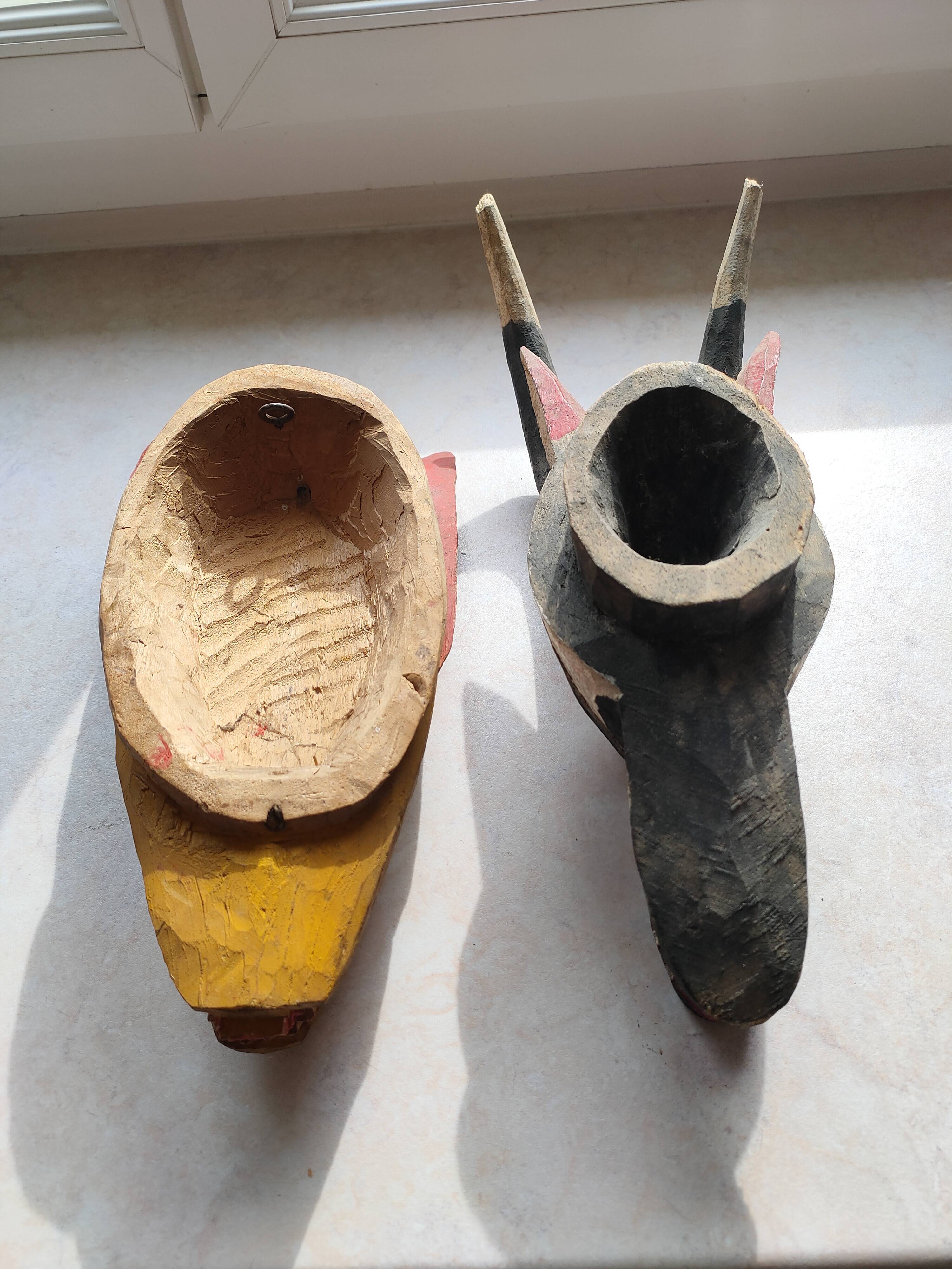 African zoomorphic masks.