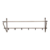 Gold metal coat rack