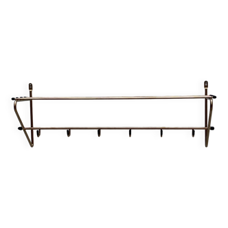 Porte manteau en métal doré