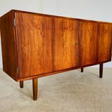 Buffet en palissandre danois vintage rétro des années 50 par Poul Hundevad