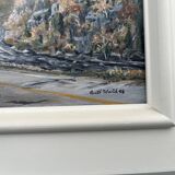 Painting Mountainous landscape with figures Ruth Martel