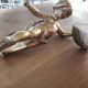 Hanging chandelier / bronze angel dore ep 1940/50