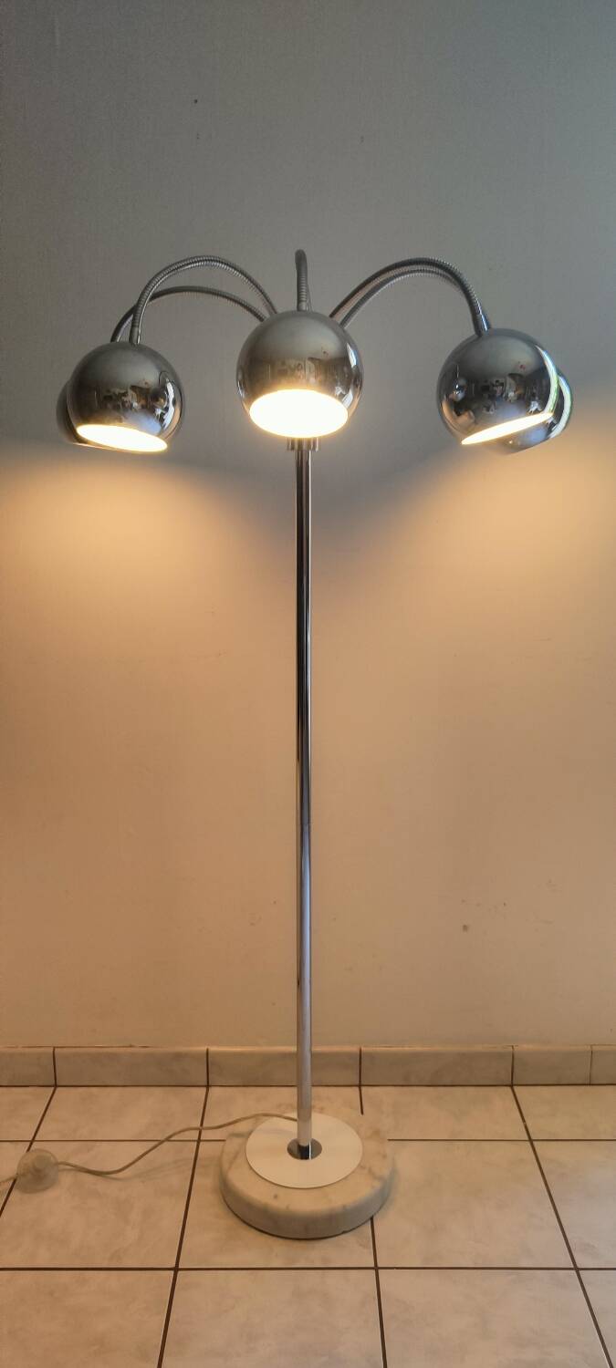 Lampadaire vintage 1990 eye ball