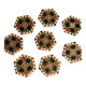 Under glass - pomegranate pattern