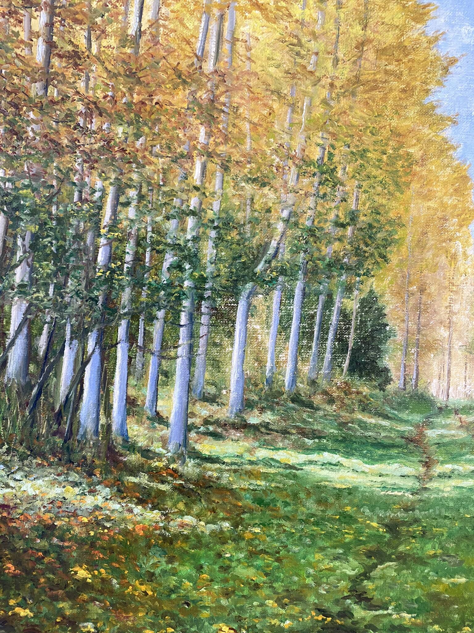 Green landscape signed in 2008