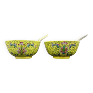 Duo de bols et cuillères