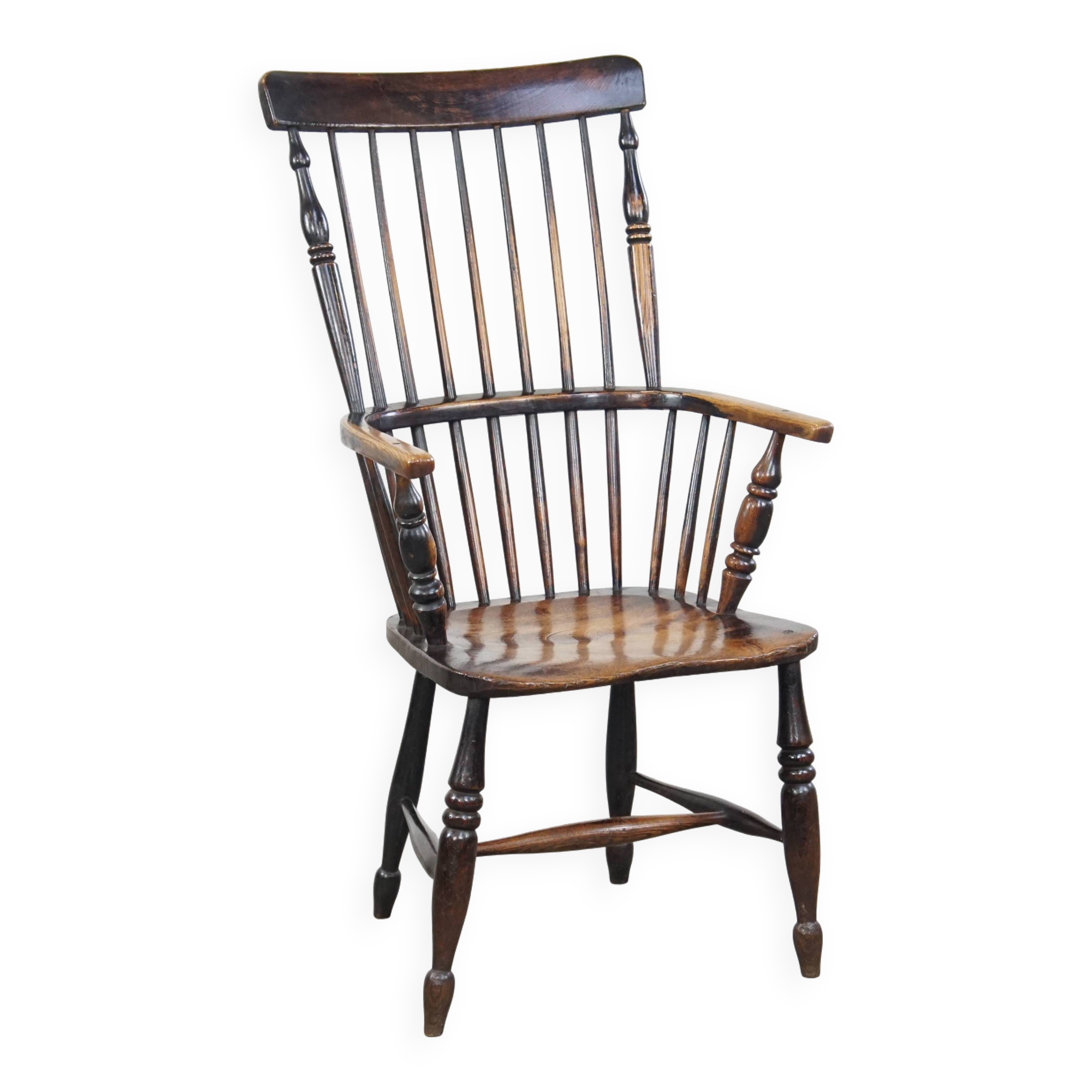 Antique Wooden Spindle Windsor Chair