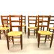 Chaises rustiques années 60/70