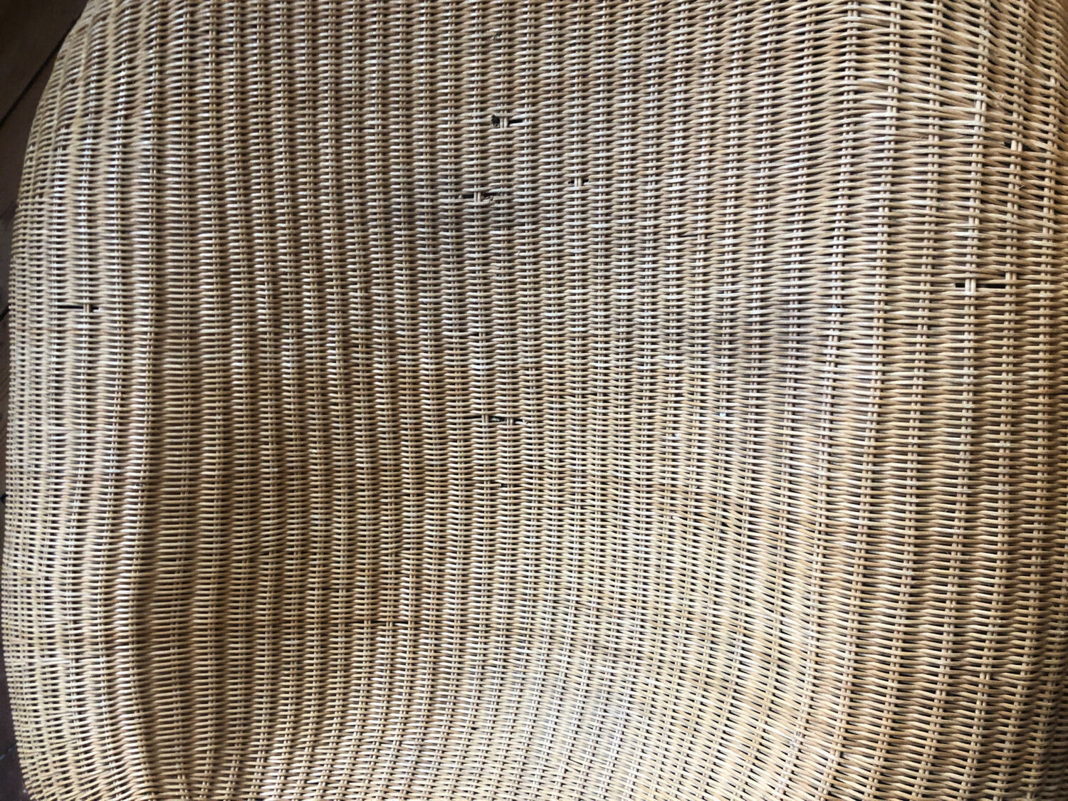 Fauteuil en rotin années 60